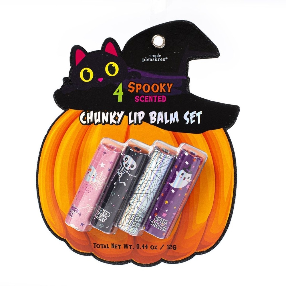 🆕 4 Spooky Scented Chunky Lip Balm